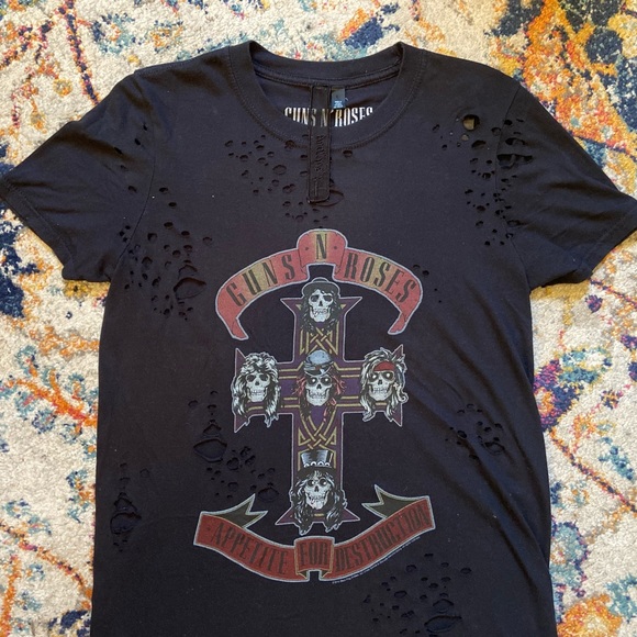 💥HOST PICK💥🌹Worn Guns N’ Roses “Appetite For Destruction” Graphic Tee🌹 - Picture 5 of 11